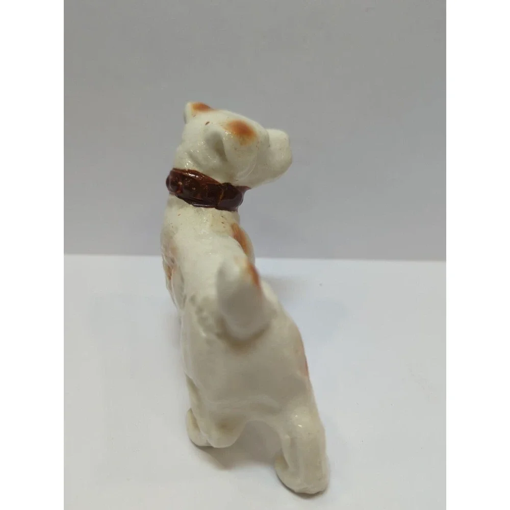 Vintage porcelain Terrier dog figurine small made in Japa